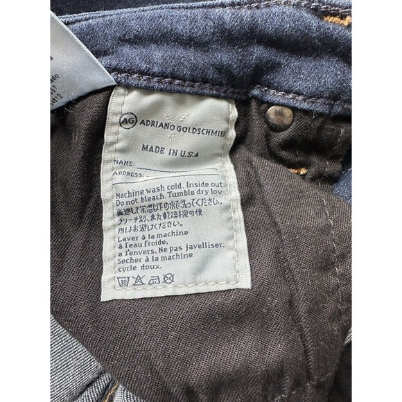 Adriano Goldschmied AG Jeans Women's 29R The Legging Super Skinny DARK BLUE WASH - Picture 16 of 16